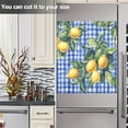 thumbnail image 3 of Yayeee Magnetic Dishwasher Cover for The Front Decoration Home Kitchen Machine Sticker Protector, Green Lemon Plaid, 3 of 6