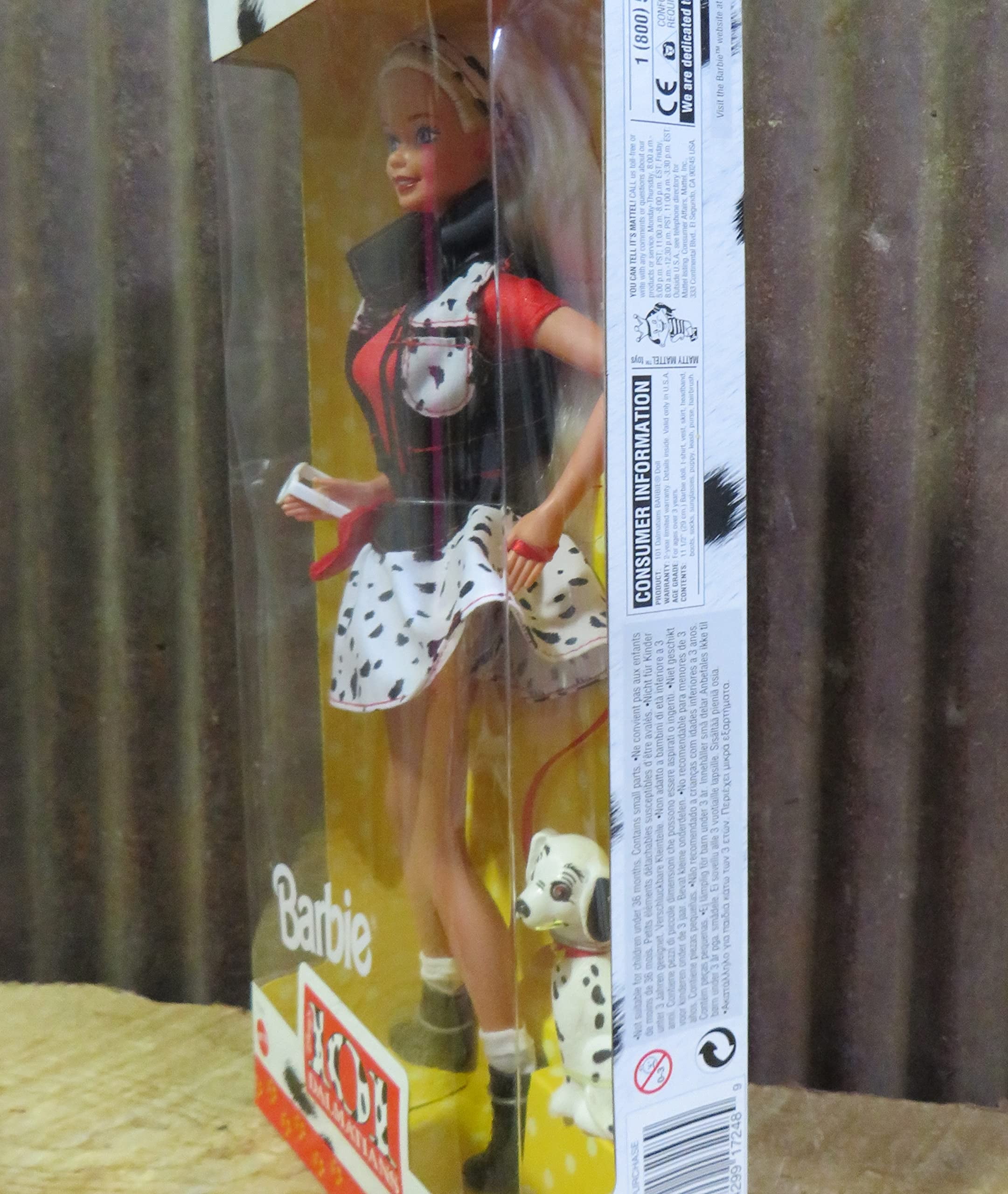 Disney 101 Dalmatians Barbie Special Edition Doll 1997 Mattel 17248 Disney 101 Dalmatians Barbie Special Edition Doll 1997 Mattel 17248