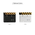 thumbnail image 4 of Spirastell Scene Clapper,Movie Tv Cut Tv Cut SceneErase Film With Stick White Slate With Stick Scene Clapper Slate Huiop FilmFilm Clapd Movie, 4 of 6