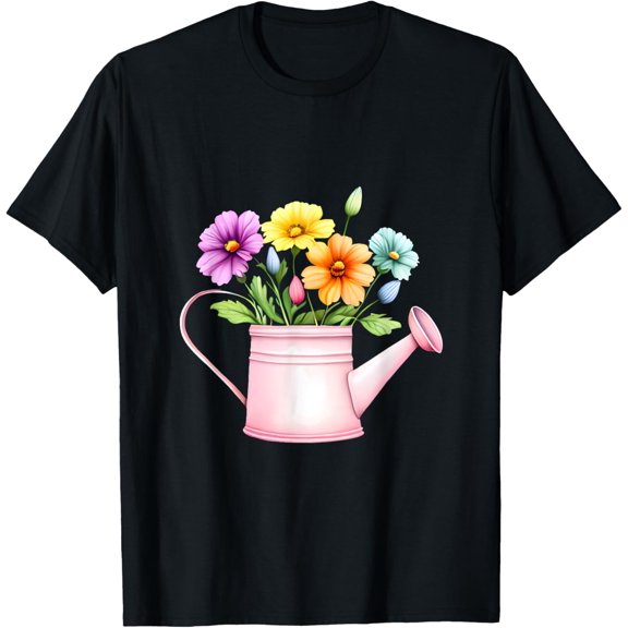 Exquisite and comfortable-Gardener Flowers Garden Watering Can Flower Garden T-Shirt