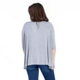 thumbnail image 2 of Women's 24Seven Comfort Apparel Elbow Length Sleeve Open Cardigan Color: Brown Size: MEDIUM, 2 of 4