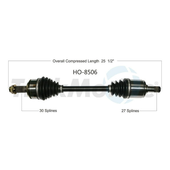 CV Axle Shaft Fits select: 2015-2016 HONDA CR-V