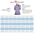 thumbnail image 2 of BALEAF Women's UPF 50+ Sun Shirts Long Sleeve Zip Pockets Lightweight Full Zip Outdoor Jackets Blue Size XL, 2 of 6