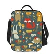 thumbnail image 7 of Bingfone Cute Animal Forest Reusable Insulated Lunch Bag Cooler For Work School Picnic Or Travel, 7 of 7
