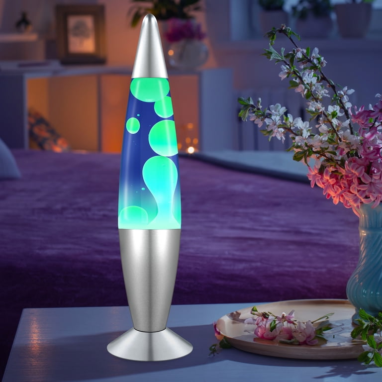 Jambo, Motion Lamp, 16 inch, Blue with Yellow/Green Wax - Walmart.com
