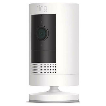 FST Stick up Indoor/Outdoor 1080p Wi-Fi Battery Security Servalience Camera - White 3rd Gen