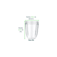 thumbnail image 3 of Vaso Nutribullet Sofdesk 18 Oz Con tapa, 3 of 4