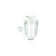 thumbnail image 3 of Vaso Nutribullet Sofdesk 18 Oz Con tapa, 3 of 4