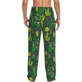 thumbnail image 3 of Disketp Cactus 1 Men's Pajama Pants - Ultra Soft Fleece Sleep and Lounge Pants (Size: S-XXL), 3 of 6