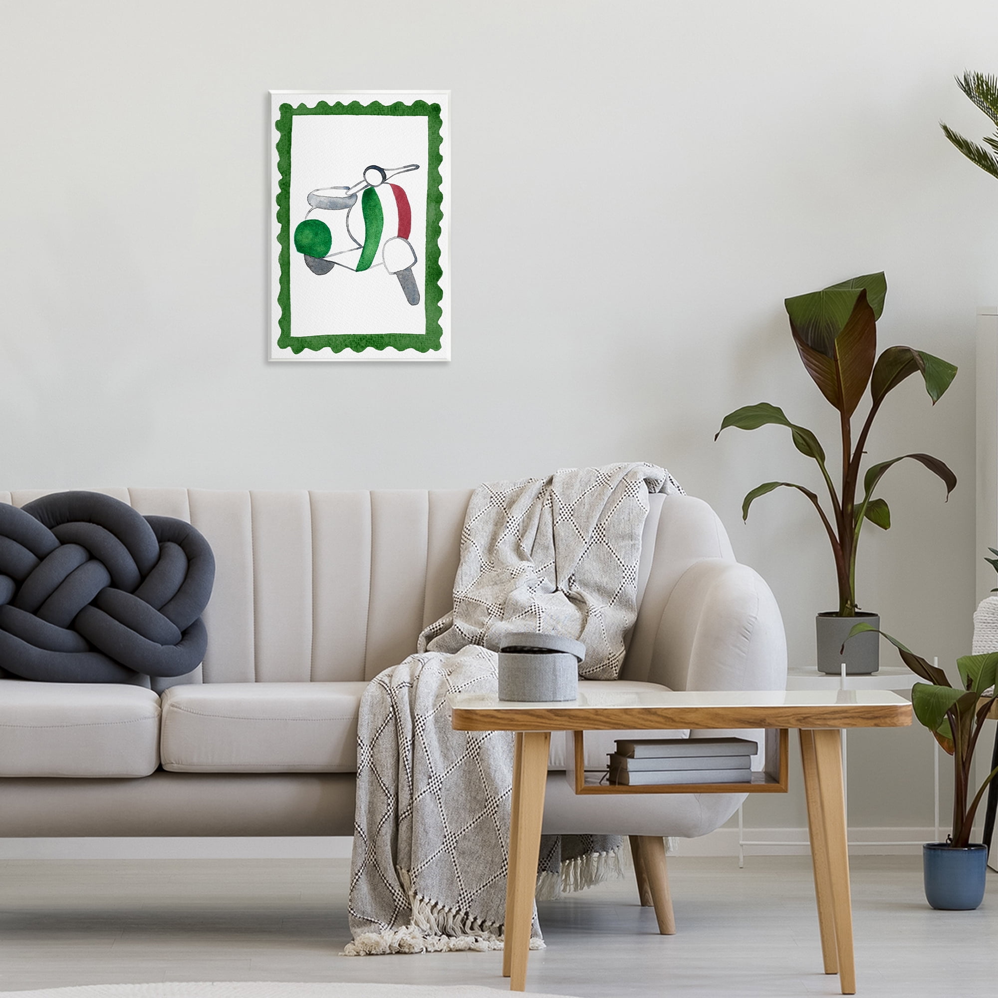 Stupell Industries Italian Motor Scooter Wall Plaque Art, design by Camila Juncos