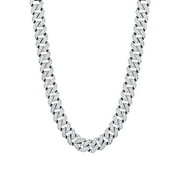 15mm Micro Pave Solitaire Miami Cuban Mens Icy Custom Chain