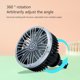 thumbnail image 3 of Ventilador multifuncional para vehículos con luz de ambiente RGB, ventilador de 360° para refrescar el coche USB,通用适用 para coche, hogar, oficina, ajuste de velocidad del viento de tres velocidades, 3 of 6