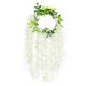 thumbnail image 1 of Flores de glicina simuladas, planta llorona artificial con flores, enredadera de glicina con flores artificiales para guirnalda, decoración de pared para arco de boda, 1 of 8