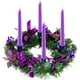 thumbnail image 1 of Corona de Adviento de Navidad, decoraciones de corona de Adviento de Navidad Candelabro de Adviento de Navidad Candelabro de Adviento de Navidad Características mejoradas, 1 of 7