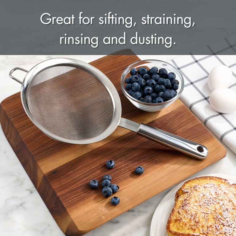 Mainstays 6 Inch Stainless Steel Kitchen Strainer photo 4