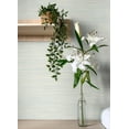 thumbnail image 2 of Chesapeake Grassweave Light Blue Imitation Grasscloth Wallpaper, 2 of 4