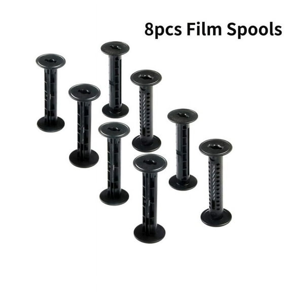 eTone 8PCS 120/220 Film Spools Plastic Empty Take-Up Roll Film Equipment for Medium Format Film Camera