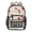 Cute Mushroom Pattern with Daisies, variant on PVC Transparent Backpacks Clear Backpack for Travel and Outings Watercolor Mushrooms Pattern