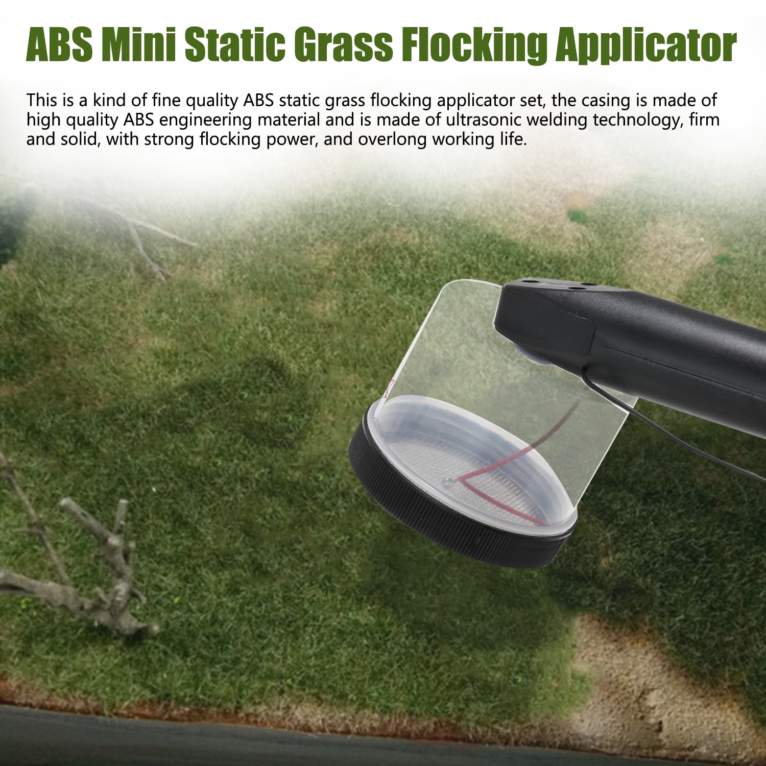 Miniature Scene Flocking Machine Static Grass Applicator Scenery Modellin 3V 