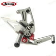 thumbnail image 5 of Arashi (Version 2.0) Rearsets for Triumph Speed Triple 1050 2011 - 2015 2012 2013 2014 Motorcycle Accessories Adjustable Footrests Foot Pegs Rear Sets Gray, 5 of 6