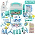 thumbnail image 1 of Ensemble de 44 Pcs Jouets de Jeu de Rôle pour Enfants, Jouet de Docteur, Jouet d'Infirmière, Jouets de Maison de Jeu, Appareils de Clinique de Simulation de Docteur avec Sac de Rangement, 1 of 12