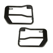 Rugged Ridge by RealTruck Fortis Tube Doors For Wrangler JLU & Gladiator JT | Front, w/ Mirrors | 11509.15 | Compatible with 2018-2024 Jeep Wrangler JL; 2020-2024 Jeep Gladiator JT