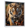 thumbnail image 2 of Designart "Extremely Detailed Tiger Portrait II" Animals Floater Framed Canvas Print, 2 of 7