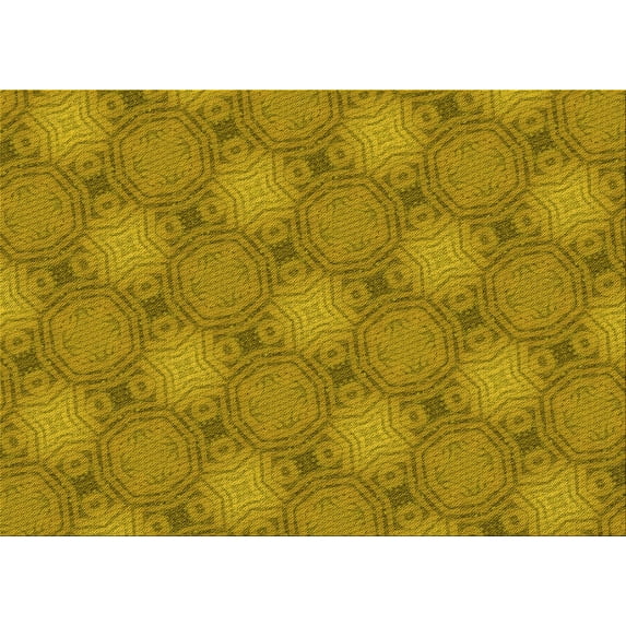 Ahgly Company Machine Washable Indoor Rectangle Transitional Dark Bisque Brown Area Rugs, 7' x 9'