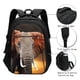 thumbnail image 3 of Balery Elephant Sunset in Kenya Mochila con carga USB para hombre y mujer - Mochila impermeable y antirrobo para portátil con puerto USB para viajes, trabajo, estudios y universidad, 3 of 7