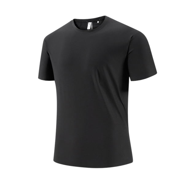 pstuiky camiseta de hombre, Camisa casual para hombre, de moda, deportiva, para correr, de color liso, de manga corta, con solapa. camisetas de hombre xxxxl