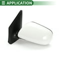 thumbnail image 3 of Reemplazo del espejo lateral izquierdo Unique Bargains para Toyota Corolla 2009-2013 No.8794012D80 Ajuste del espejo eléctrico blanco, 3 of 7