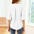 thumbnail image 5 of Neewe Women's Dressy Ruffle Blouse Long Sleeve Collar Neck Button Down Victorian Shirt Tops, 5 of 9