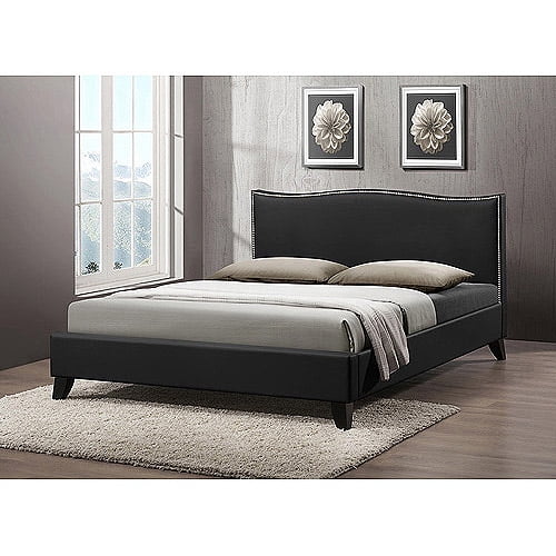 Battersby Modern Queen Bed With, Contemporary Headboards Queen Beds