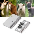 thumbnail image 3 of Animal Hair Clipper Blade, Carbide Abrasion Resistance Long Service Life Horse Clippers Blades  For Goat For Dogs, 3 of 8