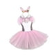 thumbnail image 3 of Conjunto de tutú de disfraz de conejo de Pascua para niña, ropa de moda con orejas de conejo y diadema para el pelo. XL, 3 of 9