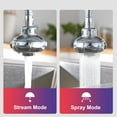 thumbnail image 4 of TFixol 360° Rotatable Tap Head Faucet Water Faucet Extender Splash-Proof Kitchen Tap Sprayer with 2 Modes Water Saving Adjustable Filtration Softener Water Tap Head, 4 of 6