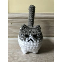 Crochet British Shorthair Cat Birthday Gifts for Friend Positive Decor