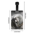 thumbnail image 4 of PAYOHTO Luggage Tags for Suitcases White Horse PVC Lable for Travel Bag, 4 of 7