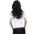 thumbnail image 2 of Finex Women Lady Lapel Collar Short Sleeve Button Shirts Office Blouse, 2 of 2