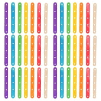 Uonlytech Craft Production Stick Lolly Stick Wood 100Pcs for Home DIY