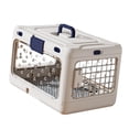 thumbnail image 2 of Jaula plegable para cachorros, transportín para mascotas, jaula de viaje para gatos, resistente, plegable y transpirable, perrera portátil para perros Blanco, 2 of 8