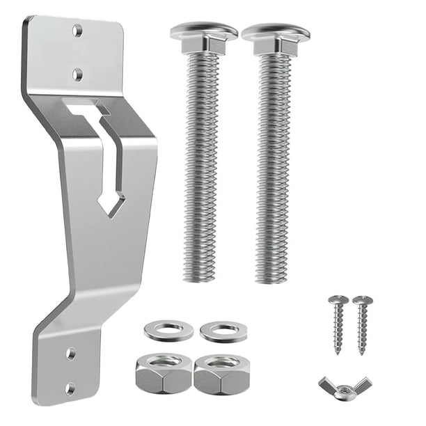 Soporte Portallantas Fijador de Neumáticos de Repuesto Montaje Rápido Fácil Manejo Acero Inoxidable Resistente Adecuado para Remolques Cerrados y
