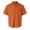 Orange, variant on FUNDUFI Mens Linen Shirts Short Sleeve Casual Solid Color Buttons Up Cotton Linen Shirts For Men Soft Loose Fit Summer Shirt Tops Comfy Mens Dailywear