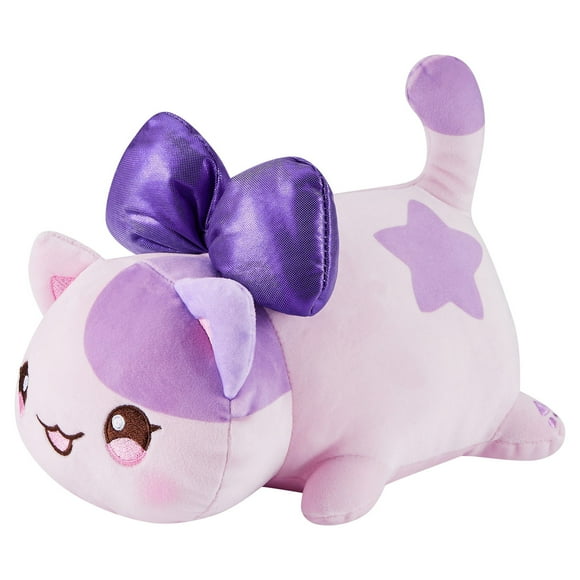 Bow Cat Plush Meemeows Christmas Halloween Cat Plush Collection -Embroidered Plushie Pillow - Soft Stuffed Animal Collectible 25cm Christmas Gift Birthday Gift Children