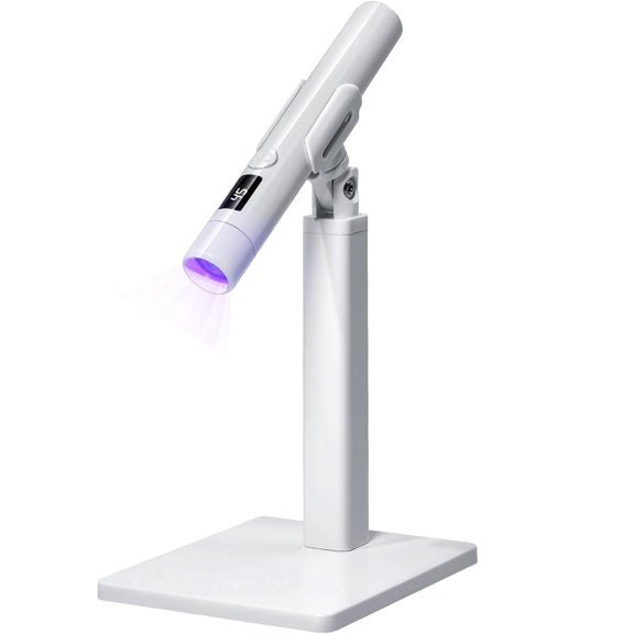 OPALESQUE Mini UV Light for Gel Nails: Rechargeable Handheld UV Nail Lamp, Flash Cure Light for Gel x Nails LED Nail Lamp with Magnetic Stand, Fast Curing, Suitable for Home Manicure and Nail Salon