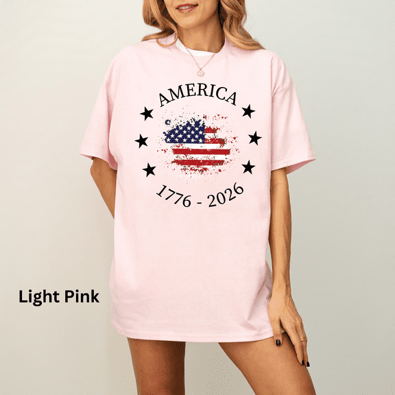 America 1776-2026 T-Shirt, 4th of July Patriotic USA Tee, Independence Day Shirt