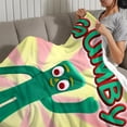 thumbnail image 3 of El Show de Gumby anti-pilling, suave, ligera, esponjosa y acogedora de lujo para hogar y cocina – Perfecta para niños y adultos,50X70cm, 3 of 6