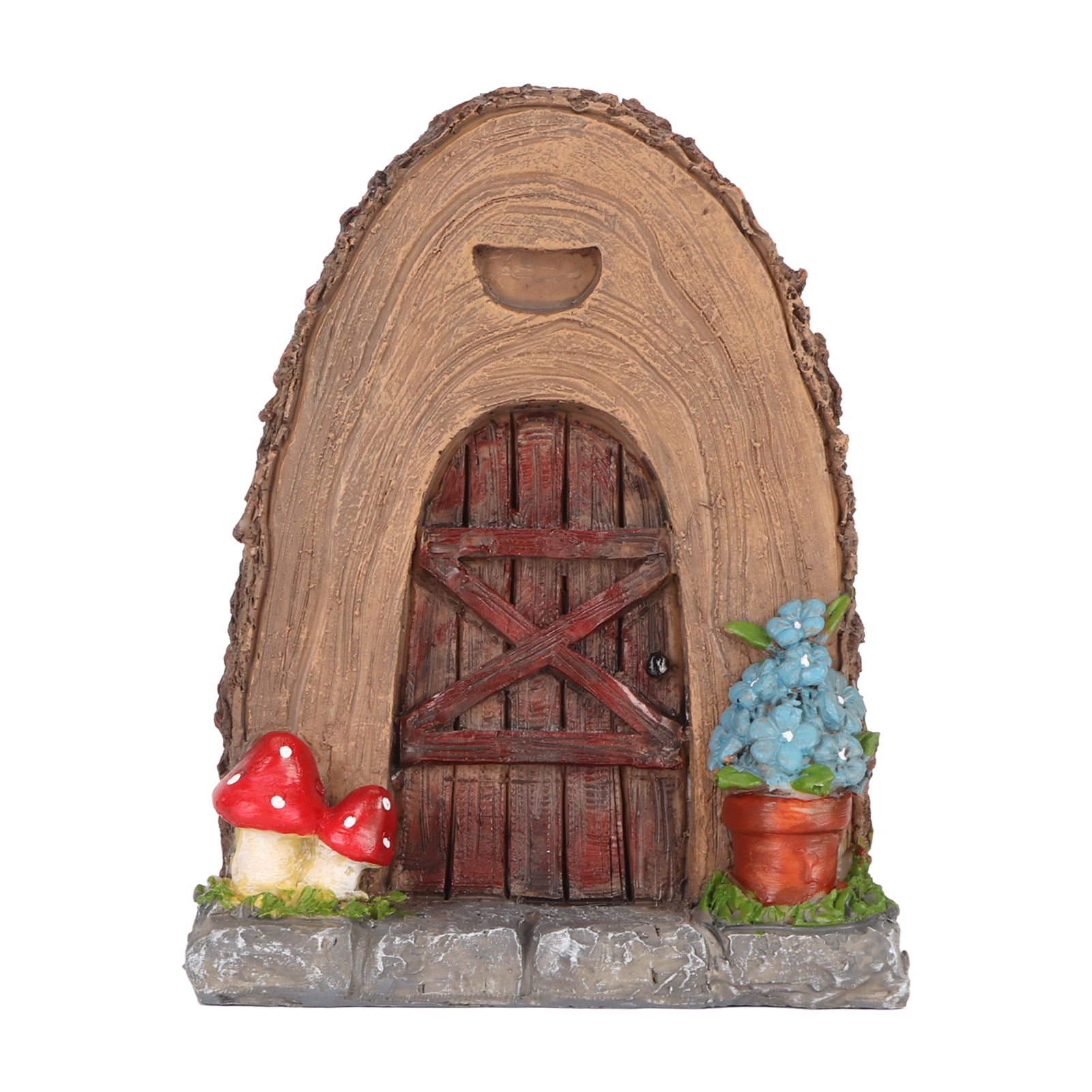Kit De Puertas Y Ventanas De Hadas De Madera Sin Pintar - 64 Piezas, 16 Estilos, Perfecto Para Casas En Miniatura Y Decoración DIY