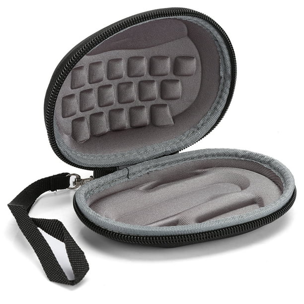 Estuche de transporte para mouse, estuche para mouse inalámbrico, bolsa de almacenamiento para mouse negra, estuche para mouse para diseño aerodinámico Logitech