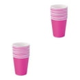 thumbnail image 3 of ZheElen 50pcs Vibrant Colors Party Paper Cups Odorless Scratch-proof Wide Application Wear-resistant Coffee rose red 2Set, 3 of 6